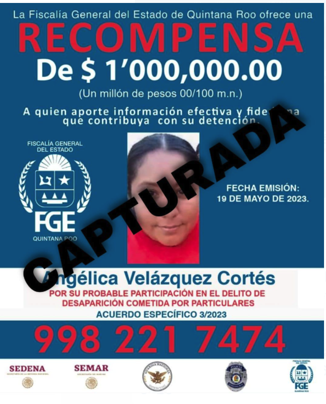 Se entrega a la justicia mujer relacionada con la desaparición de una menor en Cancún