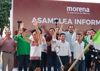 Los Verdes desplazan a las figuras de Morena en la asamblea de Claudia Sheinbaum, en Cancún