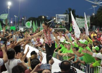 ’’En todo el mundo reconocen que aquí se está dando bienestar’’: Desde Quintana Roo, Claudia Sheinbaum destaca que México vive su mejor momento con la 4T