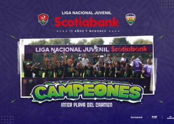 Es Inter Playa del Carmen campeón de liga nacional juvenil 2023