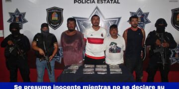Cuarteta aprehendida cuando se repartían drogas