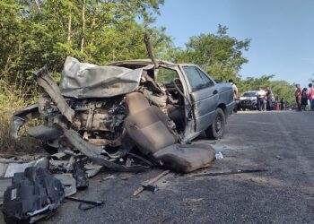 Accidente deja dos muertos en Carrillo Puerto