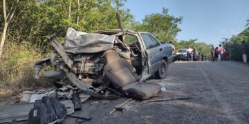 Accidente deja dos muertos en Carrillo Puerto