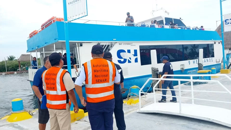 Capitán de Puertos de Yukalpetén realiza inspecciones en Holbox