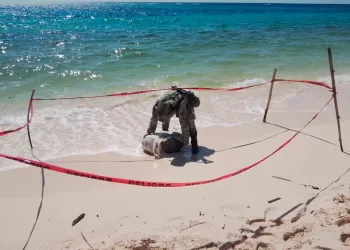 Aseguran en Cozumel cocaína valuada en 6.2 millones de pesos