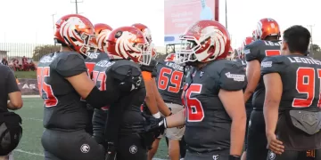 Leones de la Anáhuac se presentan en casa con triunfo de 45-38 ante Búhos Guindas del IPN