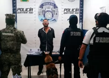 Capturan a sujeto que le disparó a la fachada de un bar en Playa del Carmen