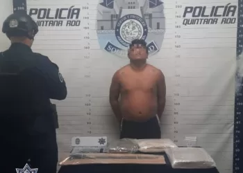 Individuo con droga ataca con un machete a tres personas