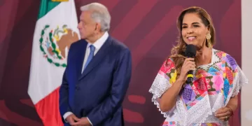 Mara Lezama destaca en la “mañanera” los proyectos en torno al Tren Maya