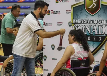 Concluyen de manera exitosa baloncesto sobre silla de ruedas y futbol para ciegos en los Paranacionales CONADE 2023