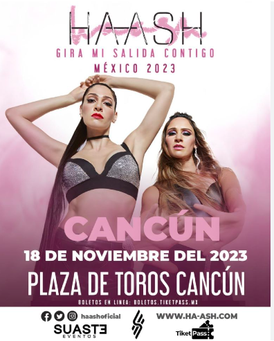 Anuncian cancelación de Ha Ash en Cancún