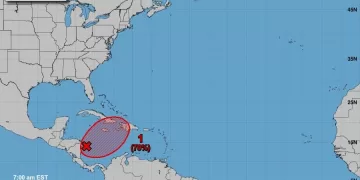 Mantienen vigilancia en Quintana Roo a desarrollo en el Caribe de una zona de baja presión