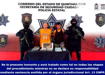Dos detenidos con más de 130 dosis de drogas y una pistola