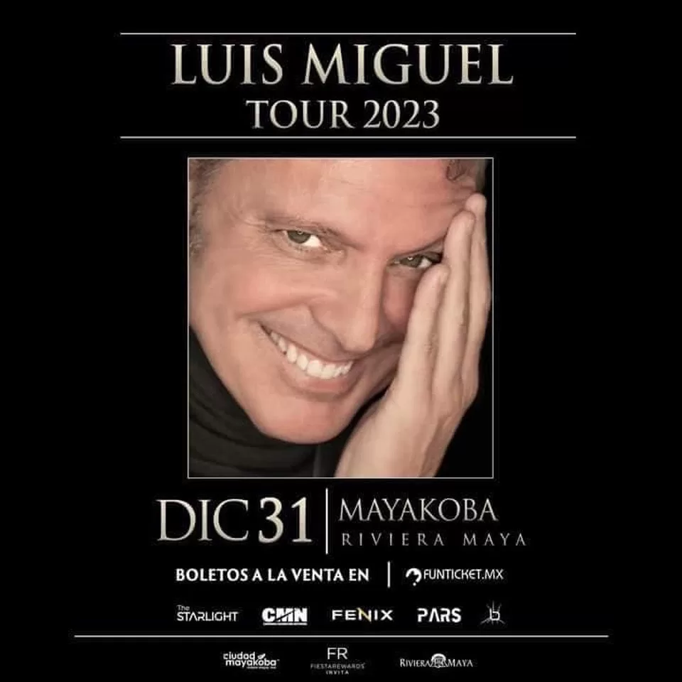 Oportunidad de cerrar el año con Luis Miguel en la Riviera Maya
