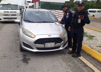 Un detenido y un auto recuperado en un retén de Chetumal