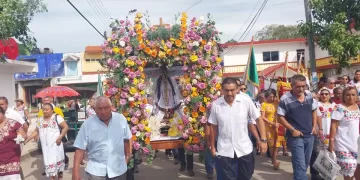 Se realiza en Kantunilkín procesión en honor a la Virgen de la Inmaculada Concepción