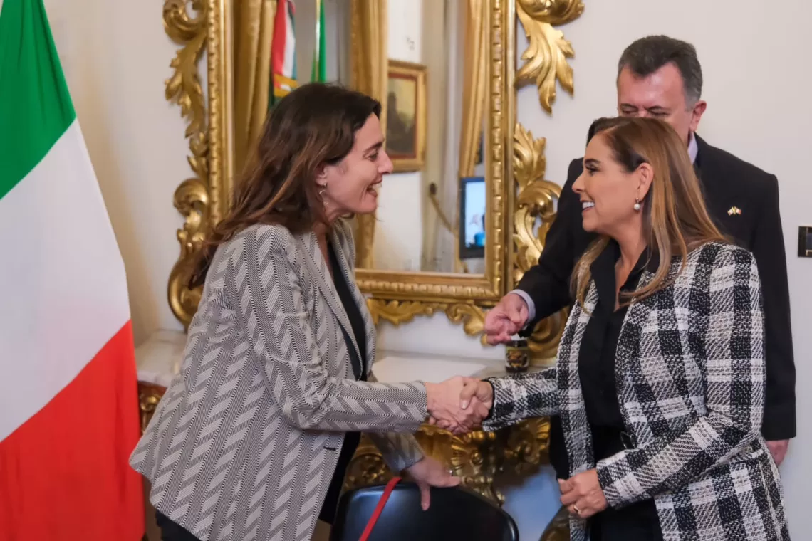 Proyecta Mara Lezama a Quintana Roo como punto de atracción de inversión y turismo de México y América Latina en Roma