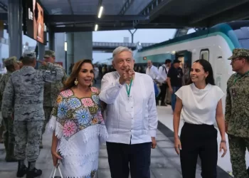 Completa en Cancún su primer recorrido el Tren Maya