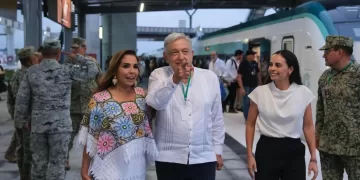 Completa en Cancún su primer recorrido el Tren Maya