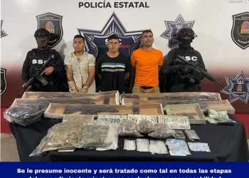 Capturan a narcomenudistas fuertemente armados tras una balacera
