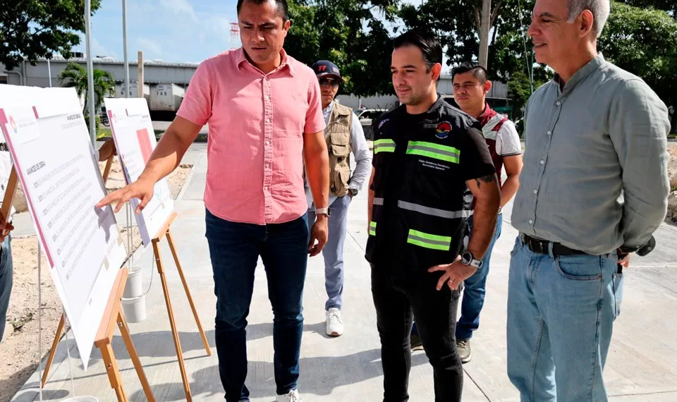 Las canchas de la supermanzana 21 de Cancún, con un 86% de avance