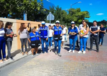 Recorrido de supervisión de obras públicas en Puerto Aventuras
