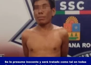 Perseguía a su suegra con un machete por calles de Chetumal