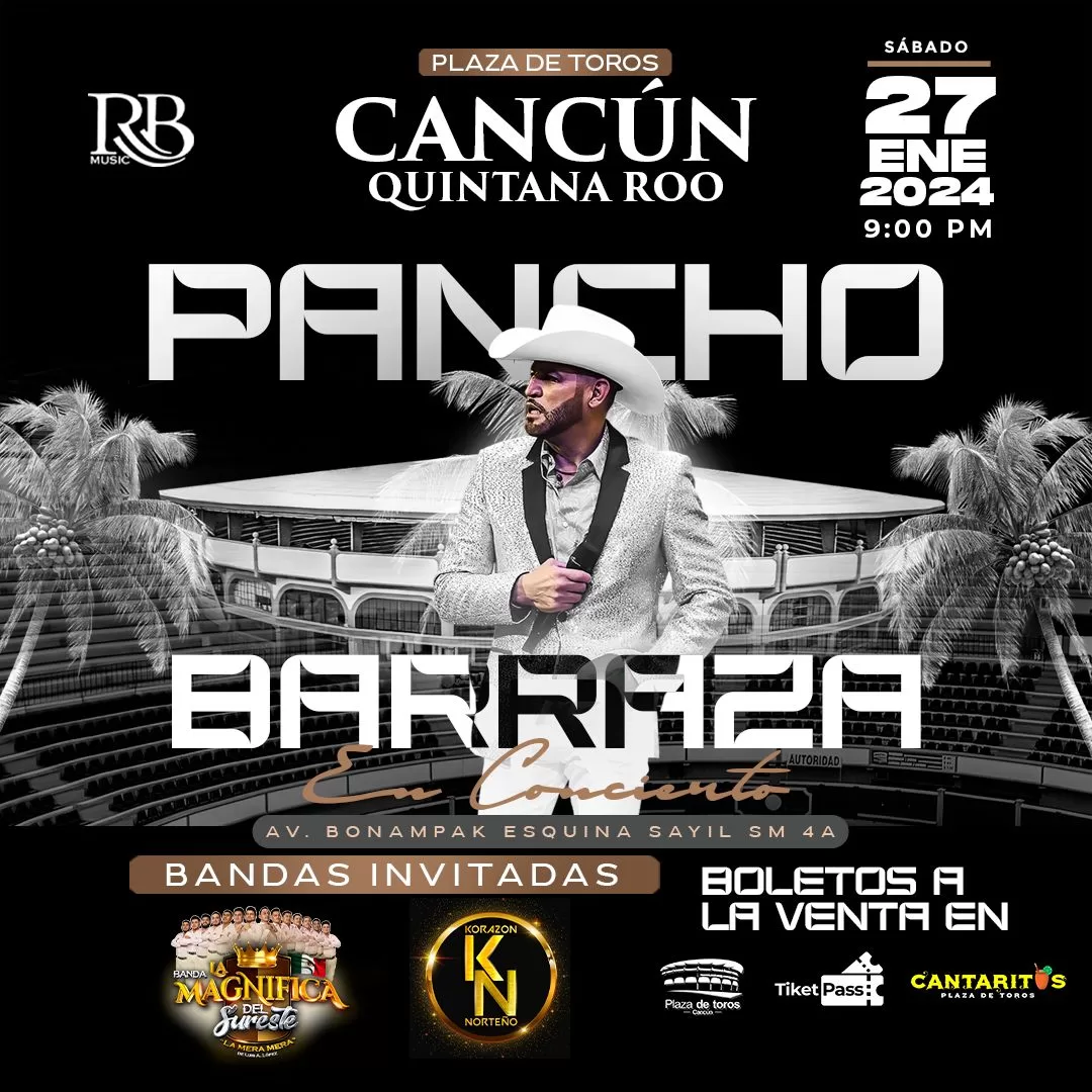 Pancho Barraza trae el género regional mexicano a Cancún