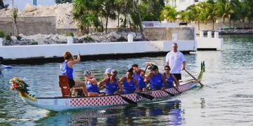 Puerto Aventuras sede del primer festival “Rosa Mexicano”, de Bote Dragón