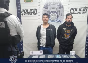 Operativo en calles de Playa del Carmen permite asegurar drogas y capturar a 4 personas