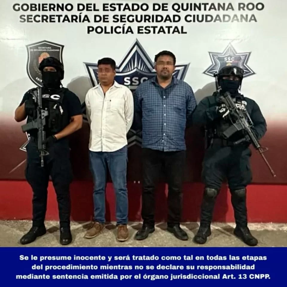 Par de individuos agreden a golpes a policías que los detuvo al conducir zigzagueando