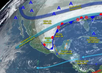 Pronostican lluvias fuertes y descenso de la temperatura en Quintana Roo