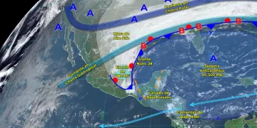 Pronostican lluvias fuertes y descenso de la temperatura en Quintana Roo