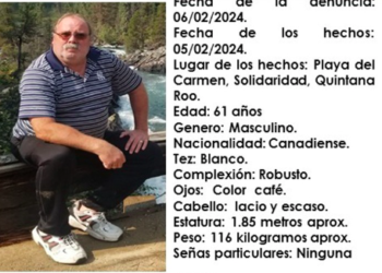 Activan en Quintana Roo alerta de búsqueda de sexagenario canadiense