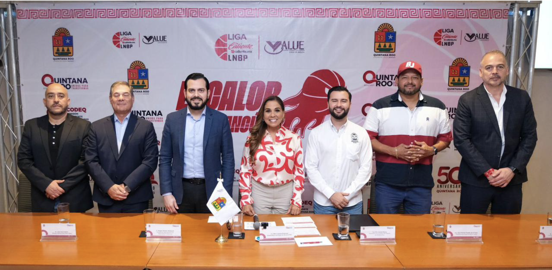 Presenta Mara Lezama “El Calor de Cancún”, nuevo equipo de básquetbol profesional de Quintana Roo