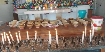 Dignatarios mayas ofrecen comidas ancestrales en veneración a la Cuaresma