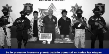 Tres detenidos con drogas, una réplica de arma de fuego y una moto robada