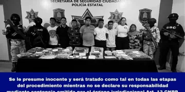 Ocho detenidos con drogas y armas de fuego en la Supermanzana 213 de Cancún