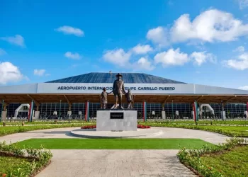 El aeropuerto de Tulum registra 18 vuelos, 14 internacionales