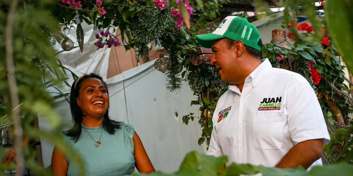 Juan Carrillo y Claudia Sheinbaum apoyarán con pensión a mujeres de 60 a 64 años