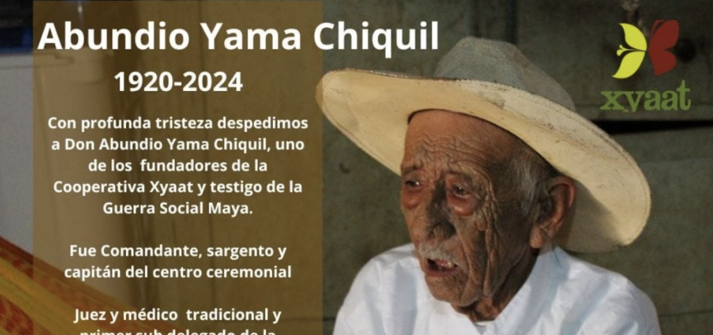 A los 104 años muere el “Capitán Abundio”, testigo de la Guerra de Castas