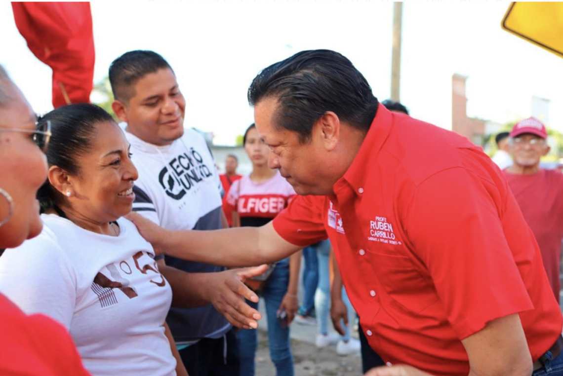 Rubén Carrillo recibe cálida bienvenida en Valle Verde y Villas Otoch Paraíso