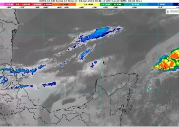 Pronostican lluvias, chubascos y vientos fuertes en Quintana Roo