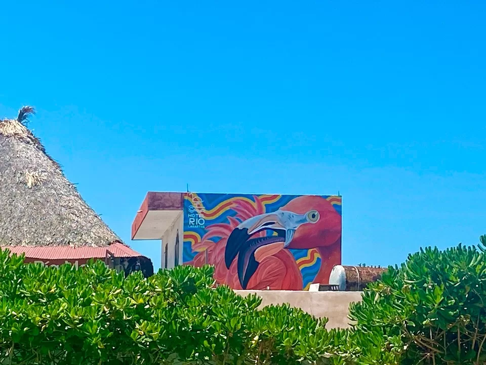 Hotel Río Lagartos presenta el primer mural de su programa "Río a Colores"