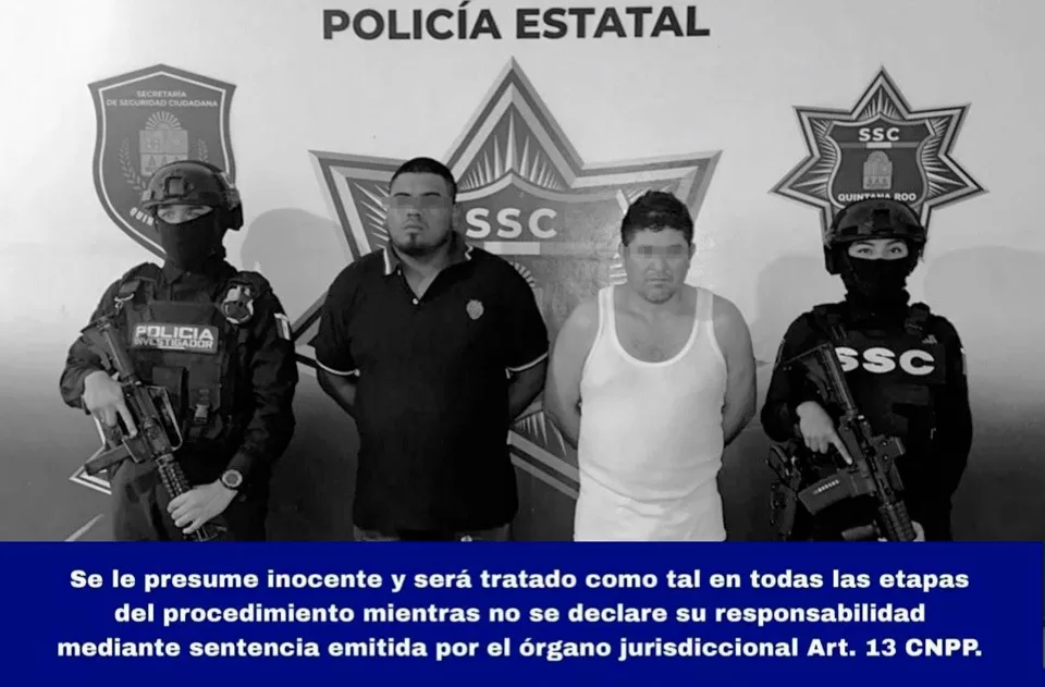 Par de individuos detenidos en Cancún con más 90 dosis de marihuana y cocaína