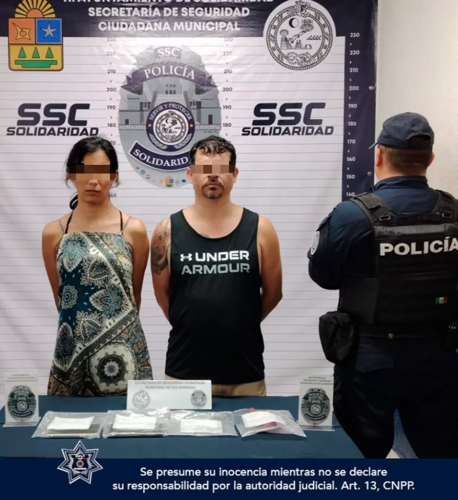 Aseguran a dos personas y un vehículo con droga