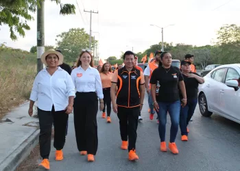 Chucho Pool da su apoyo a candidatas a diputadas locales en cierre de campaña