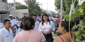 Encabeza Fernanda Alvear preferencias en Puerto Morelos; suma a familias de La Fe y Tierra Nueva