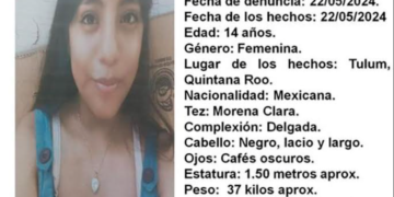 Emprenden la búsqueda de joven de 14 años desaparecida en Tulum