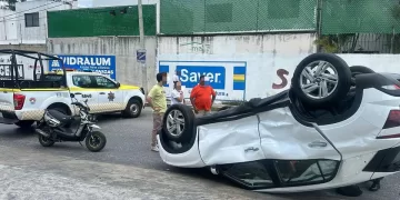 Accidente en la Supermanzana 515 deja un lesionado y tres vehículos con daños
